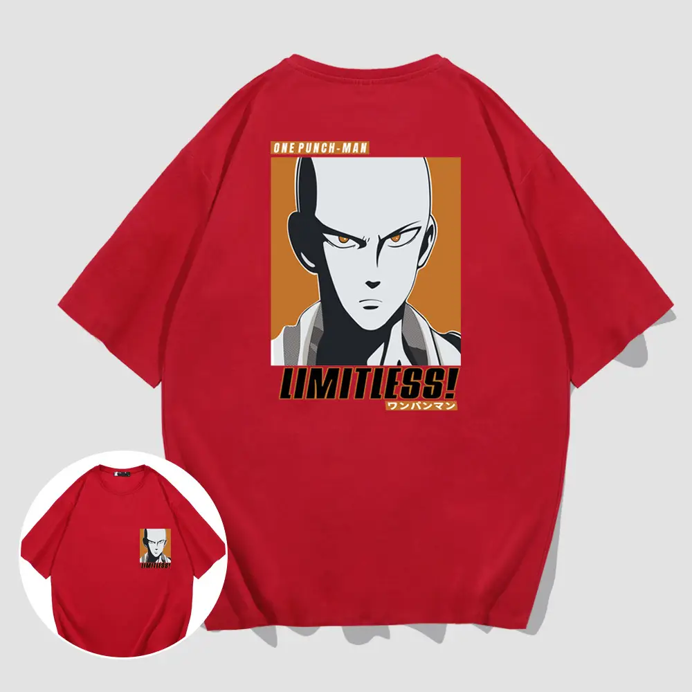 Anime Superman T-Shirt White Cotton Summer Wear