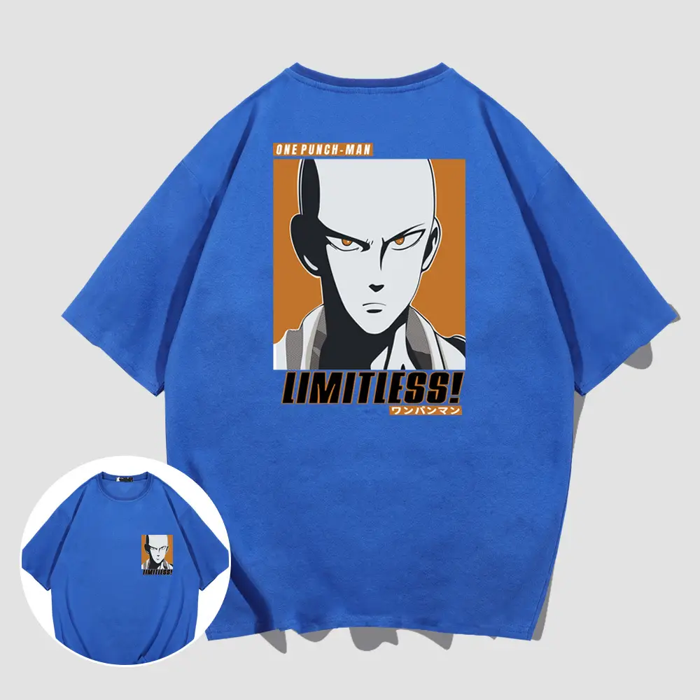 Anime Superman T-Shirt White Cotton Summer Wear