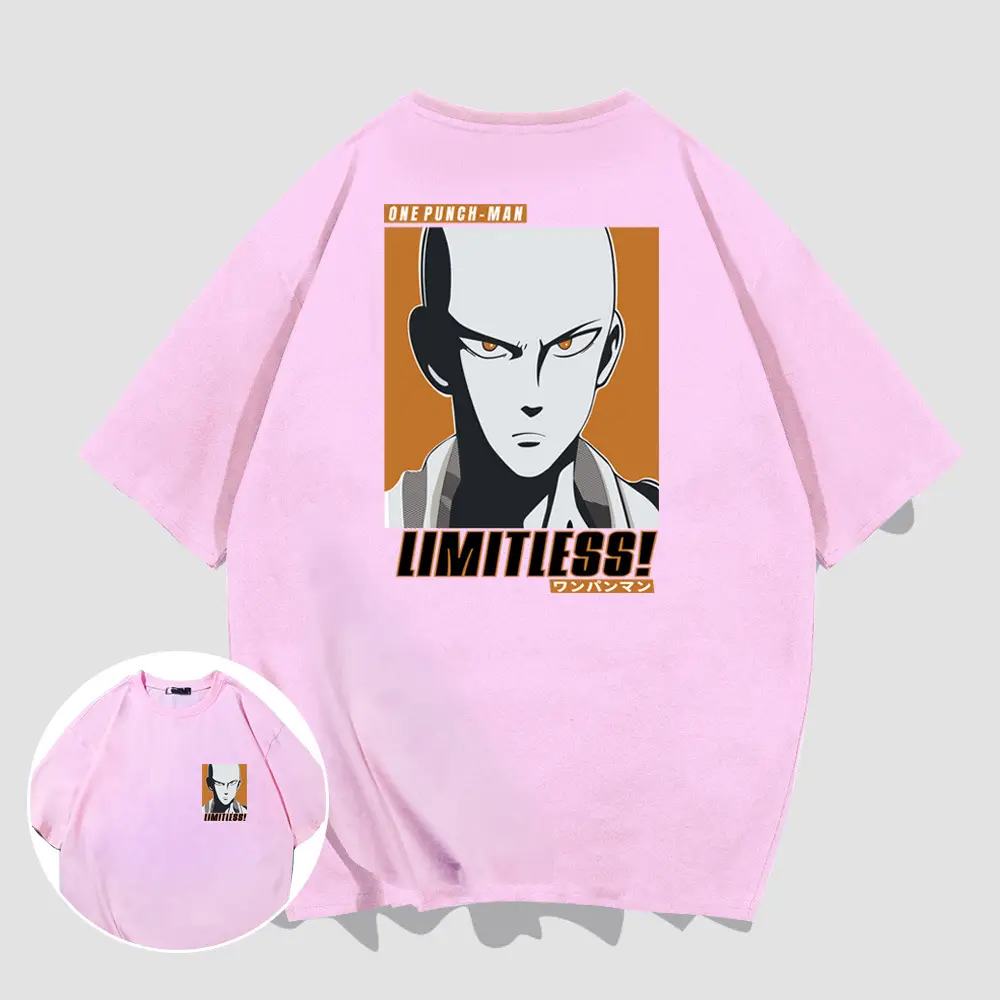 Anime Superman T-Shirt White Cotton Summer Wear