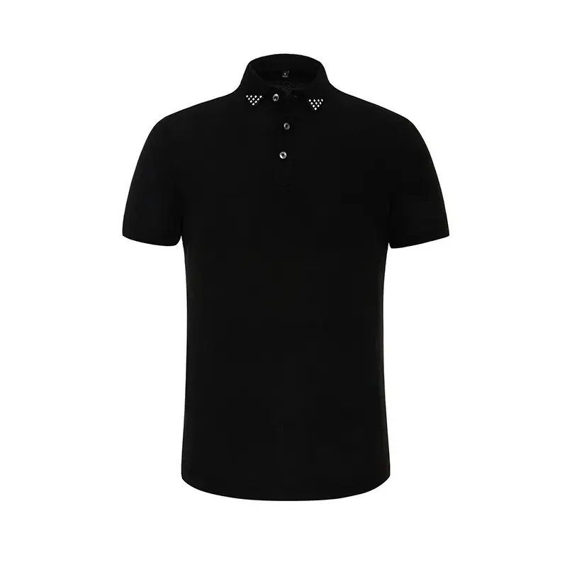 Pink Water Soft Polo Shirt with Custom Lapels