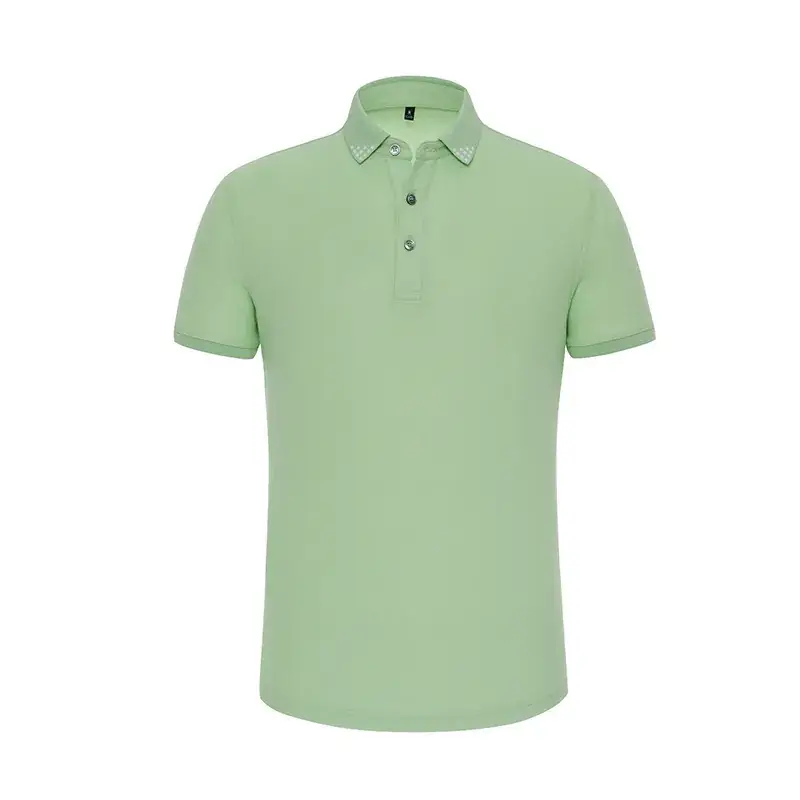 Pink Water Soft Polo Shirt with Custom Lapels