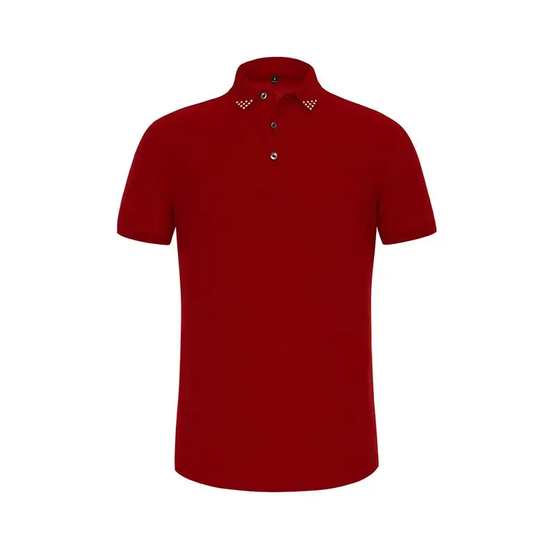 Pink Water Soft Polo Shirt with Custom Lapels