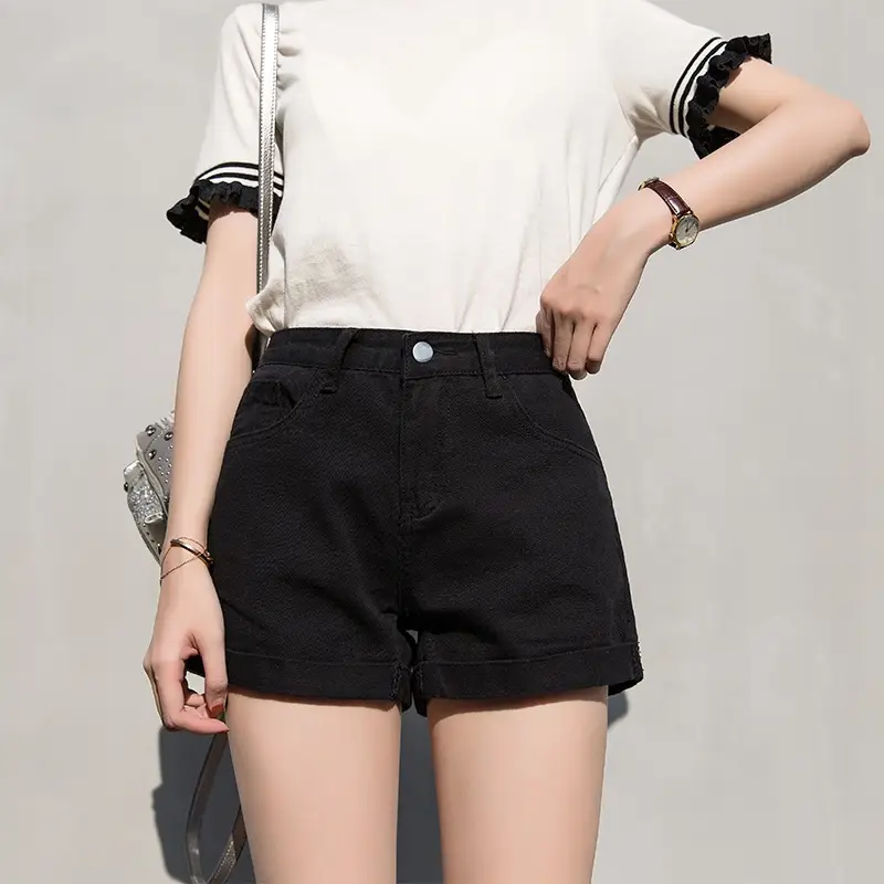 2020 New Summer High-Waisted Denim Shorts for Women - Image 2