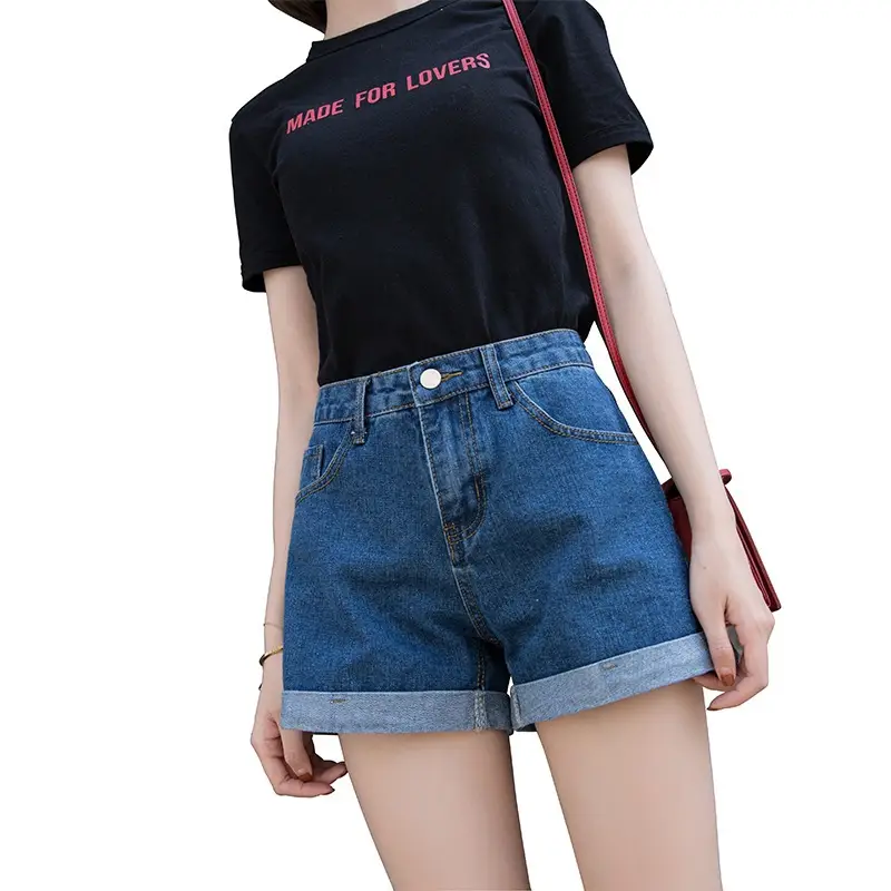 2020 New Summer High-Waisted Denim Shorts for Women - Image 5