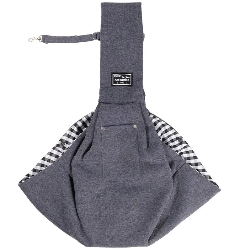 dark gray-scratch fabric with cell phone pocket