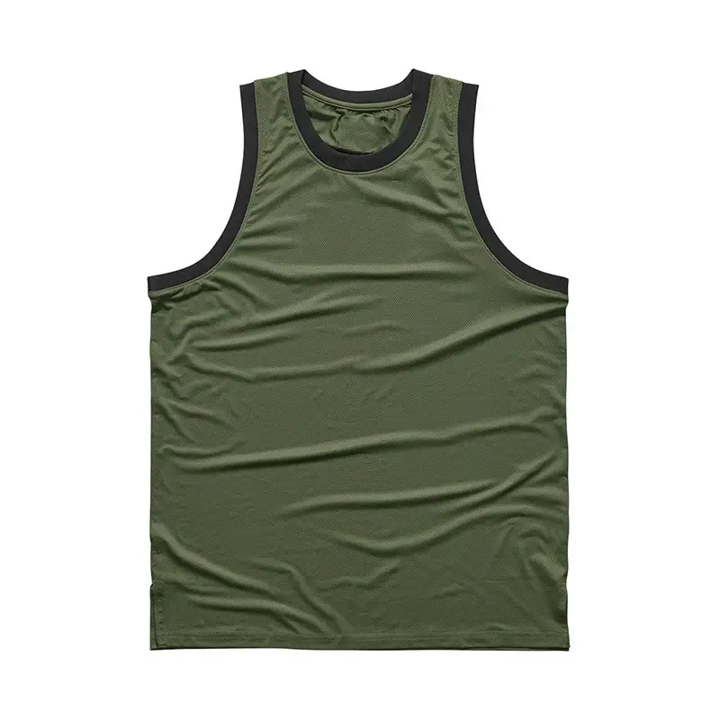 Men's Black Mesh Sleeveless Fitness Vest - Image 4