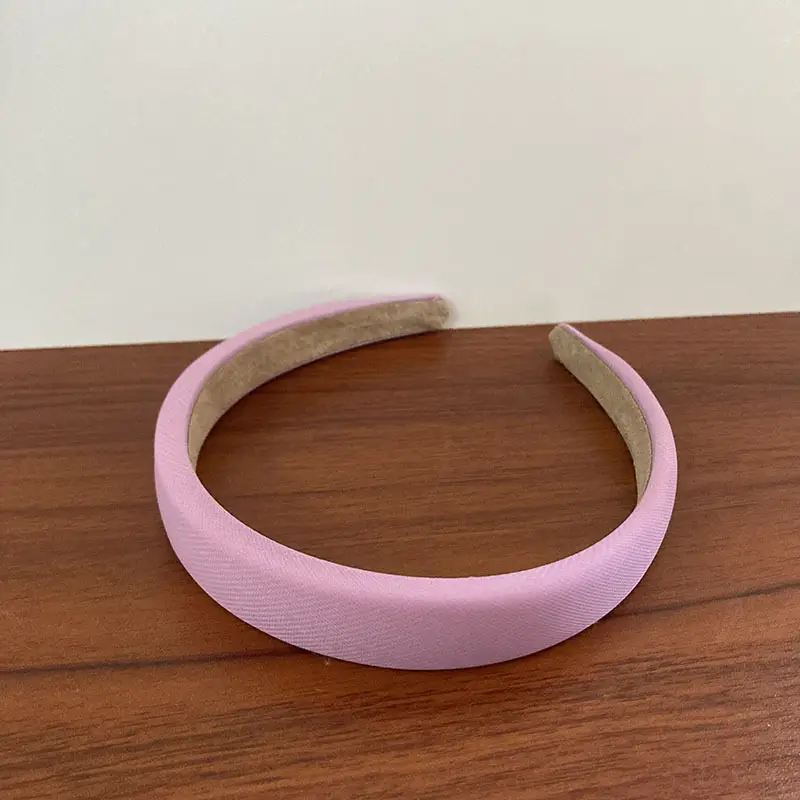 Macaron Color Wide Brim Sponge Headband Set - Image 3
