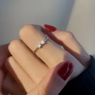 S925 Sterling Silver Moissanite Ring Women's European American Classic Six-Claw Diamond Opening Proposal Ring — feature 21