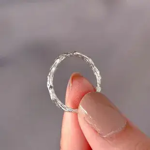 S925 Sterling Silver Moissanite Ring Women's European American Classic Six-Claw Diamond Opening Proposal Ring — feature 23