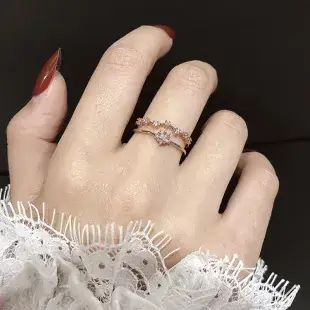 S925 Sterling Silver Moissanite Ring Women's European American Classic Six-Claw Diamond Opening Proposal Ring — feature 30