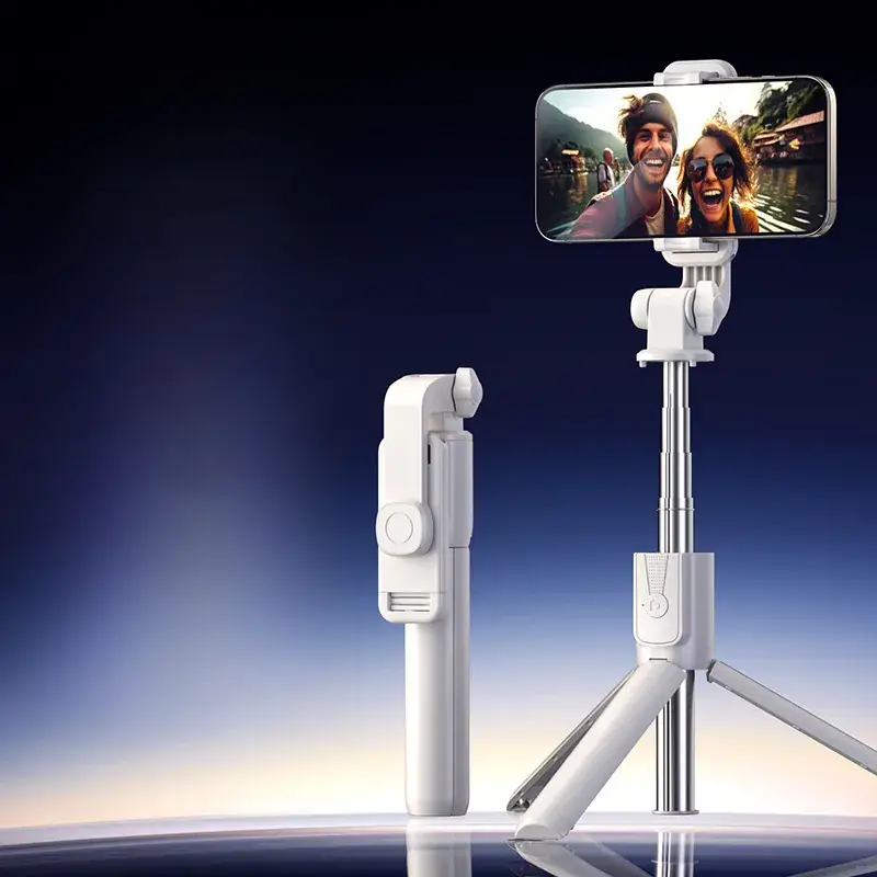 Pink Selfie Stick with Bluetooth Remote & Tripod Stand - Image 34