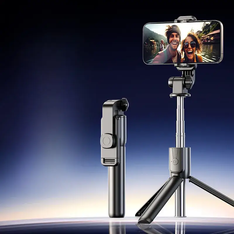 Pink Selfie Stick with Bluetooth Remote & Tripod Stand - Image 35