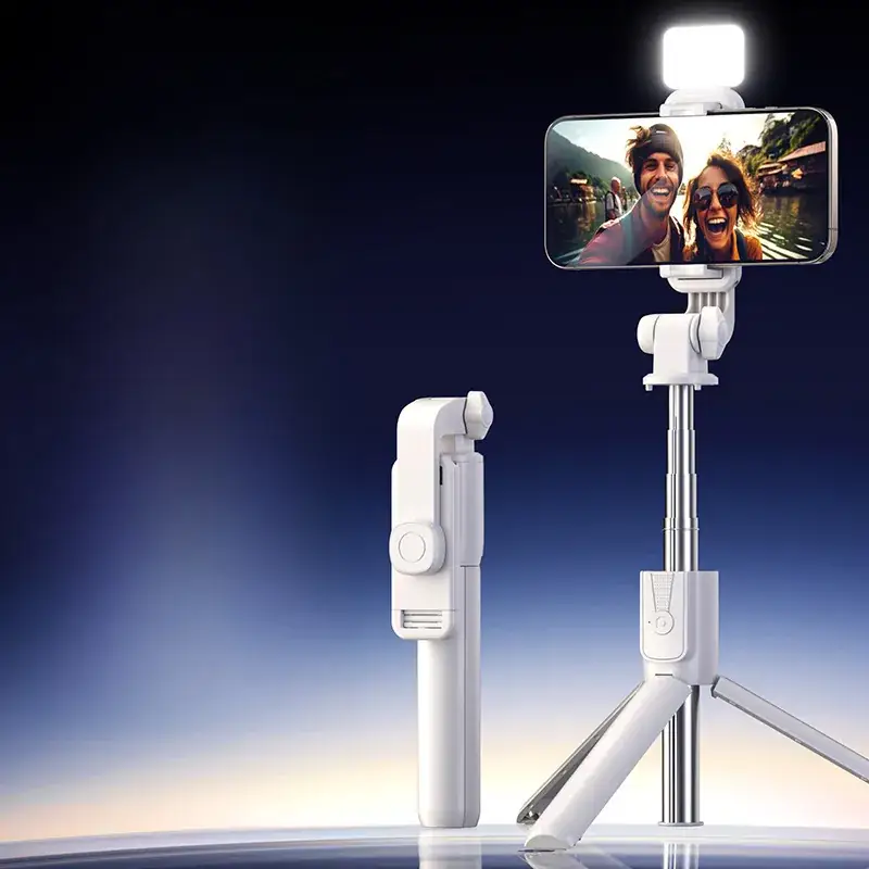 Pink Selfie Stick with Bluetooth Remote & Tripod Stand - Image 36