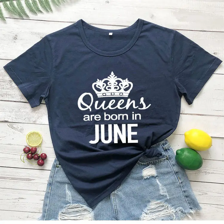 Queers Born in June T-Shirt Grey - Image 8