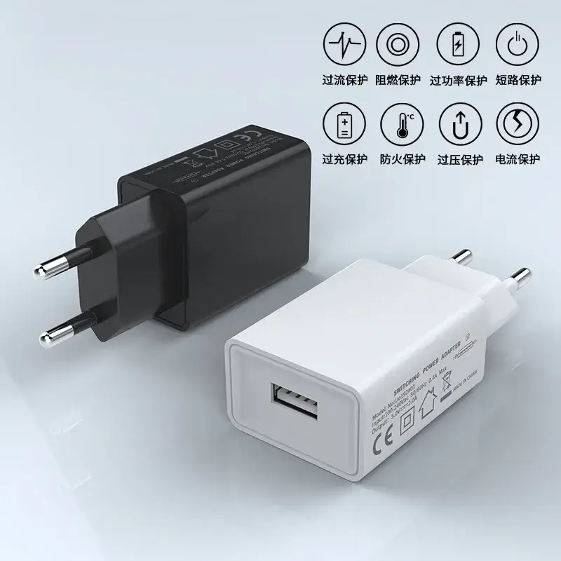 CE Certified European Plug USB Charger 5V2A - Image 2