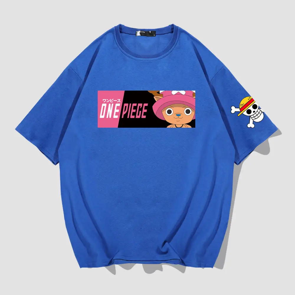 Men Women One Piece Printed T-Shirt Red Large - Image 10