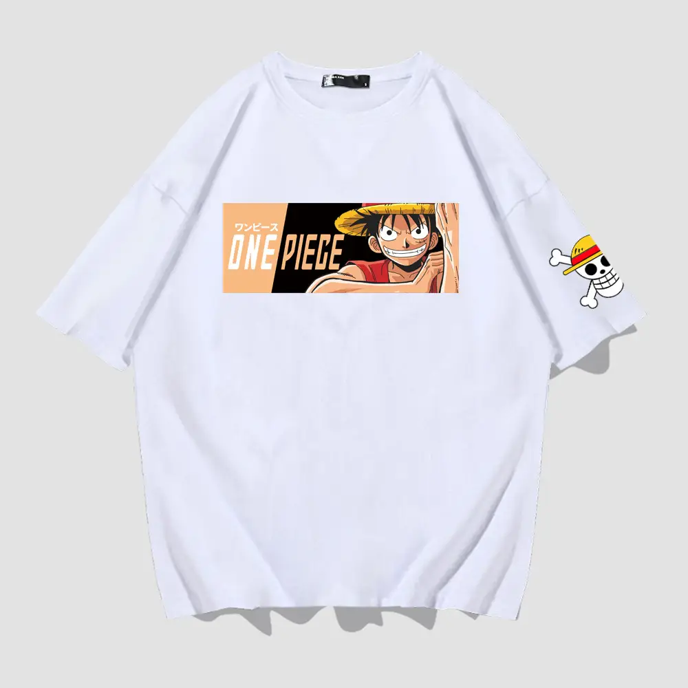 Men Women One Piece Printed T-Shirt Red Large - Image 12