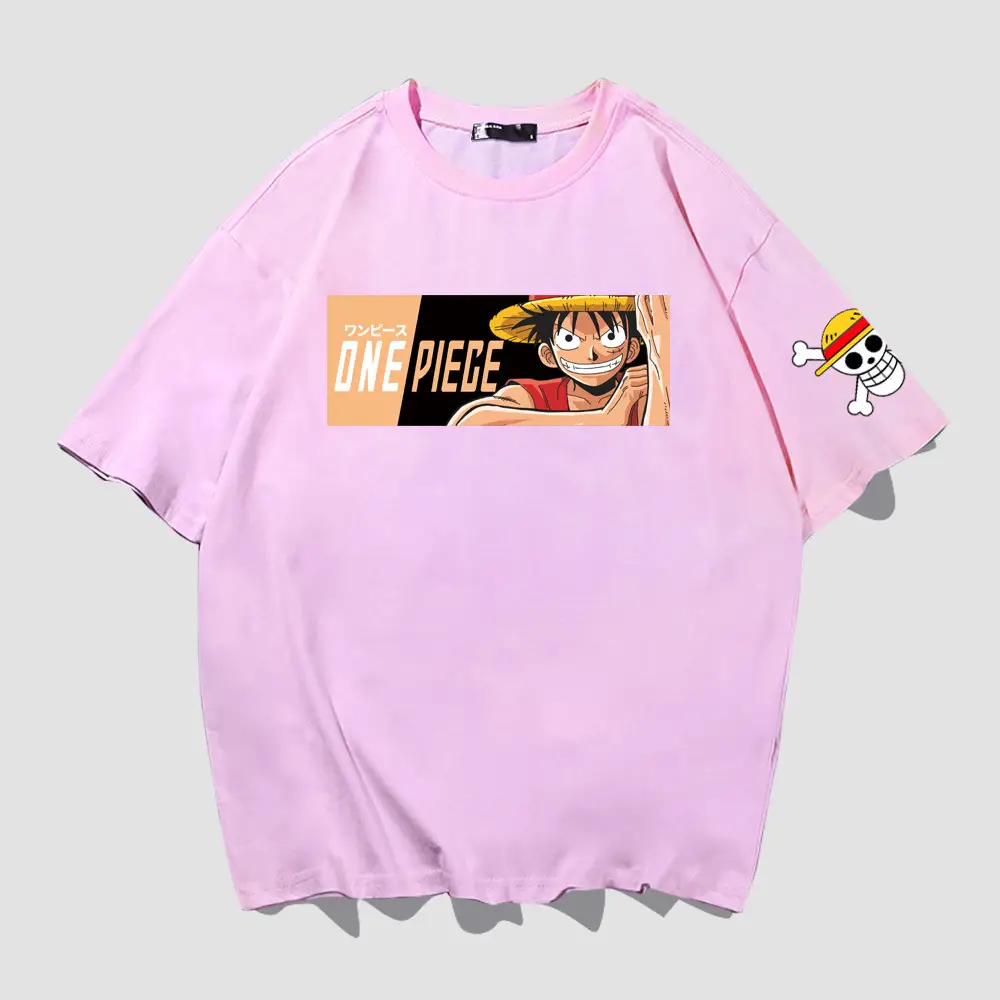 Men Women One Piece Printed T-Shirt Red Large - Image 16