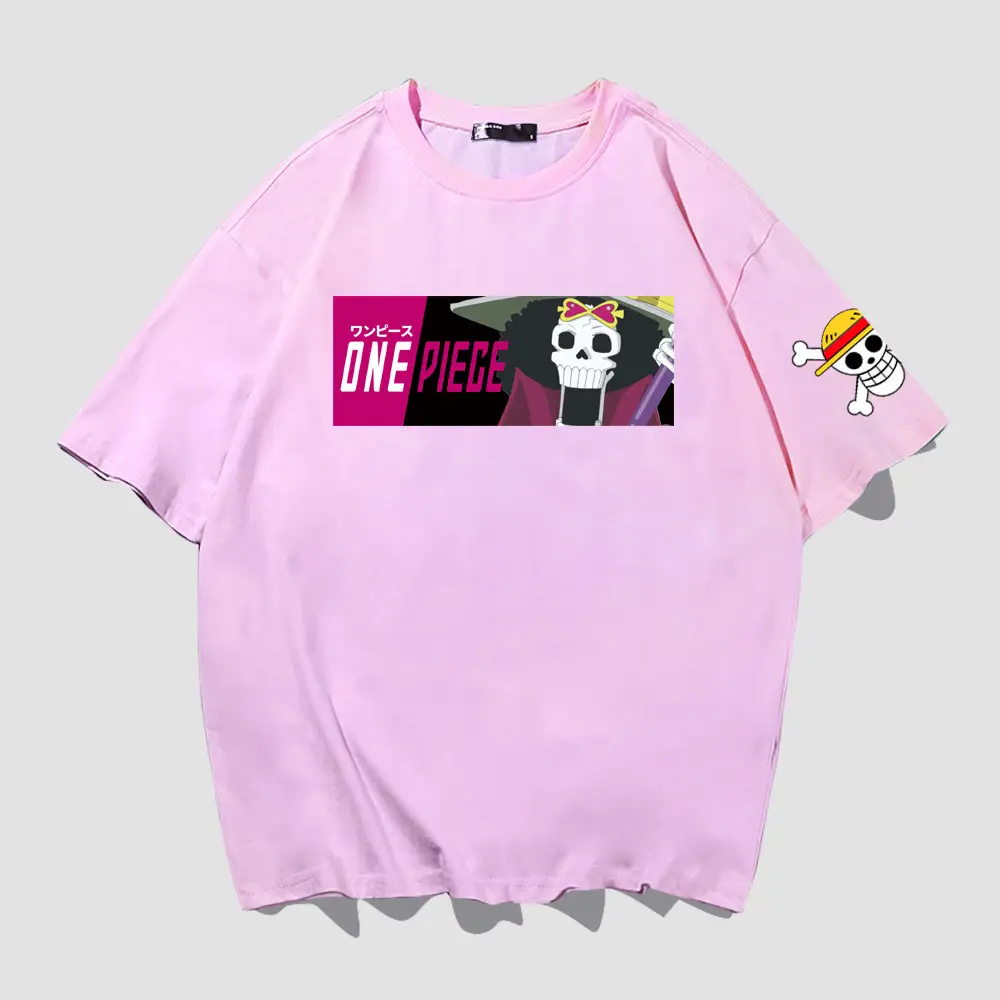 Men Women One Piece Printed T-Shirt Red Large - Image 22