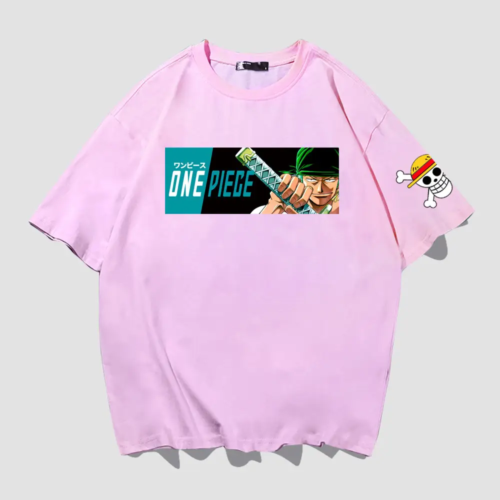 Men Women One Piece Printed T-Shirt Red Large - Image 28