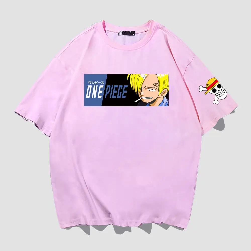 Men Women One Piece Printed T-Shirt Red Large - Image 34