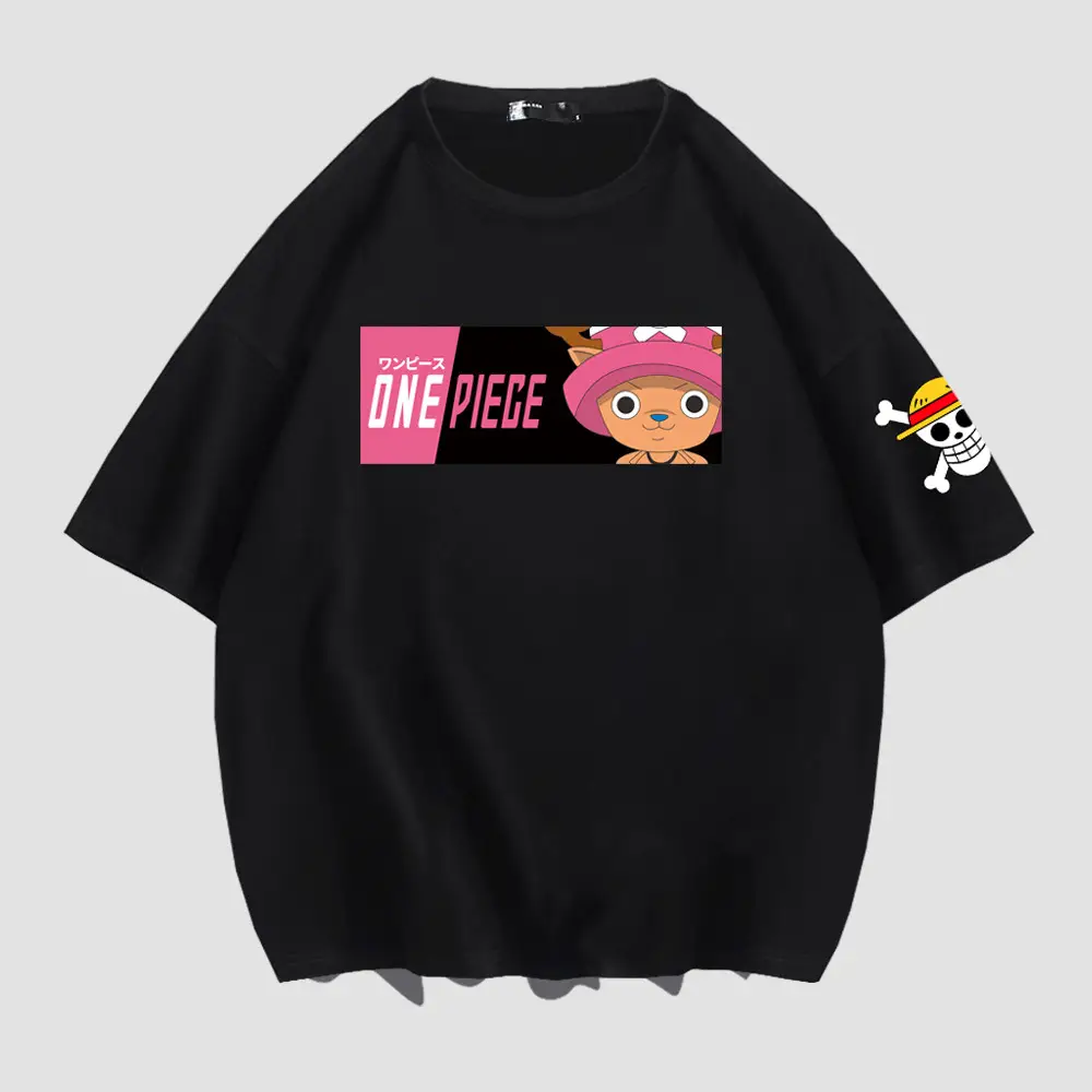 Men Women One Piece Printed T-Shirt Red Large - Image 6