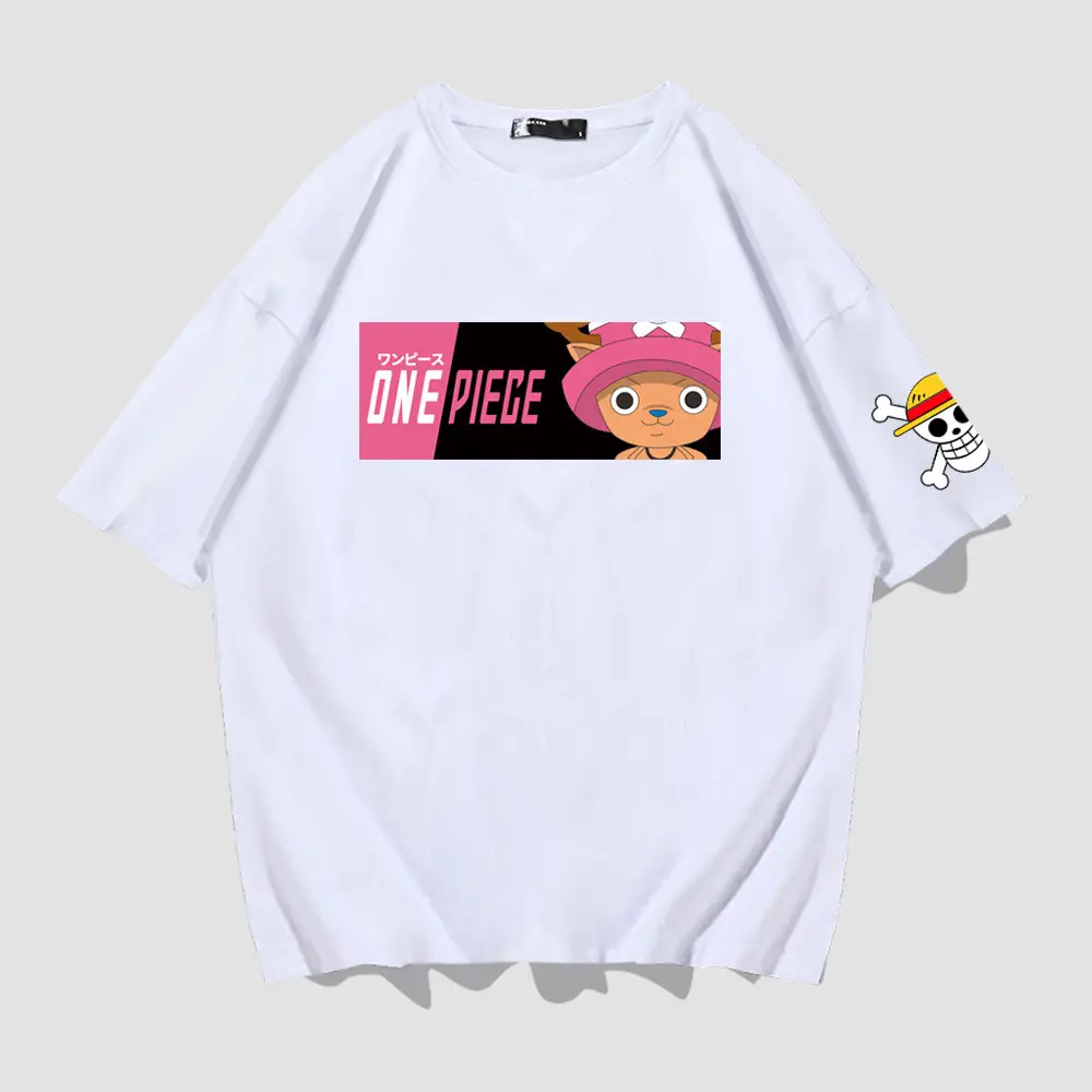 Men Women One Piece Printed T-Shirt Red Large - Image 7