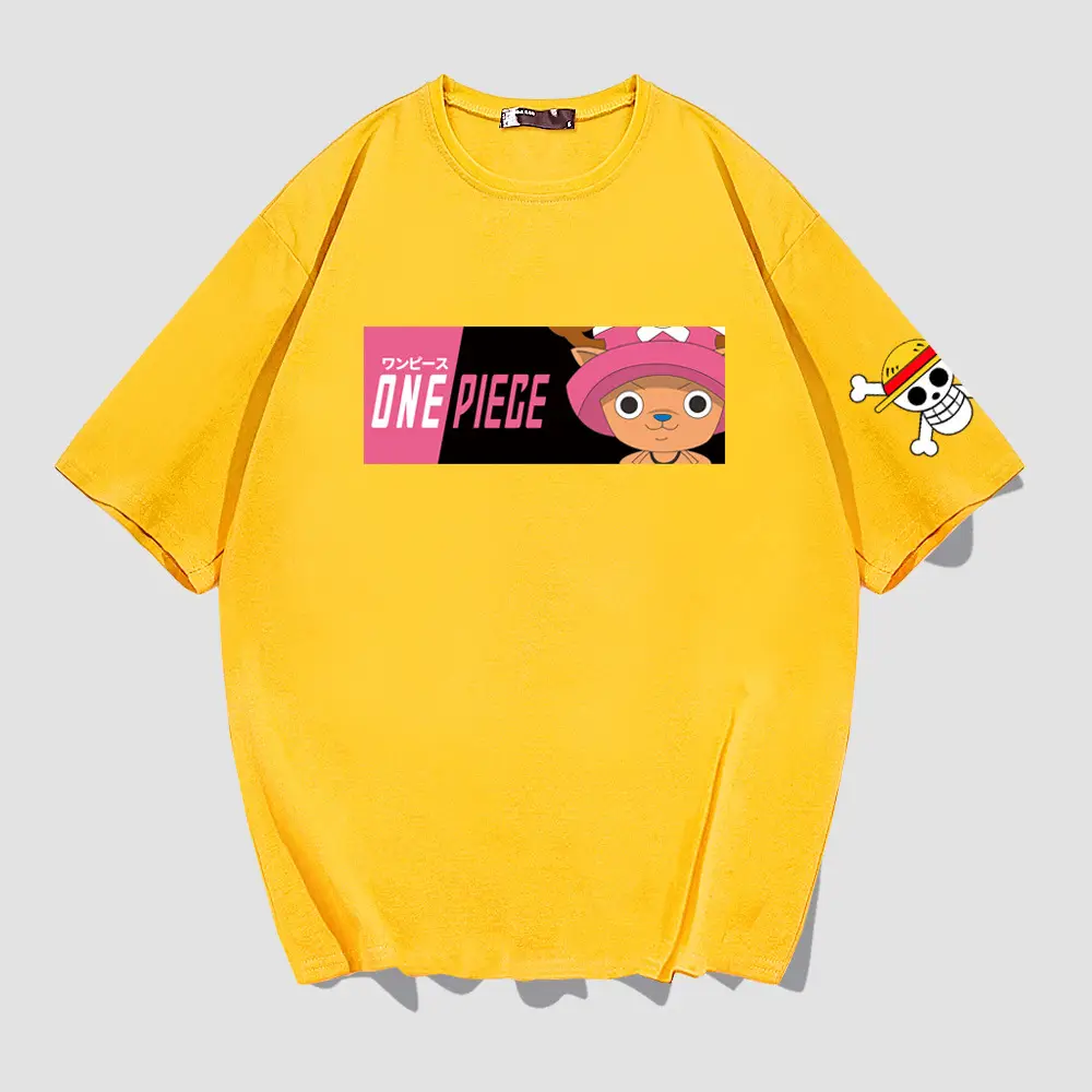 Men Women One Piece Printed T-Shirt Red Large - Image 8