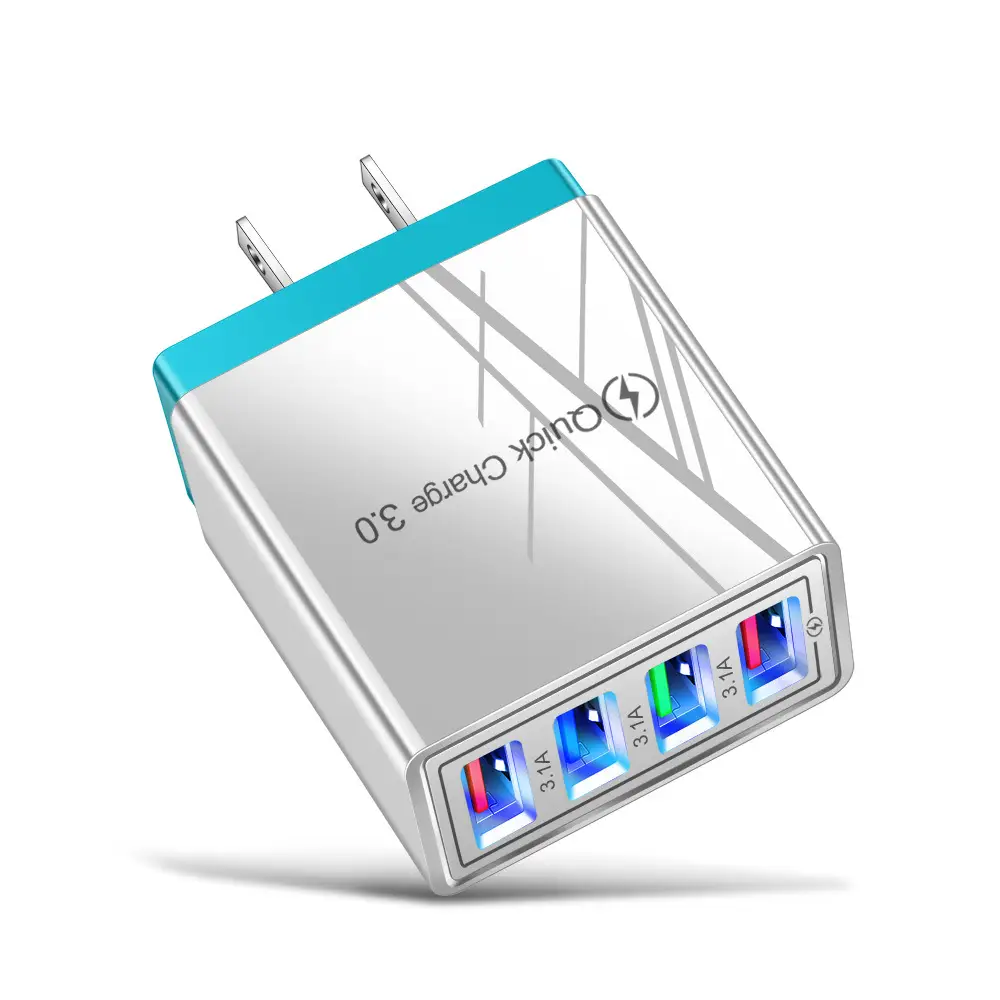 4-Port USB Wall Charger 5V3A Black - Image 12