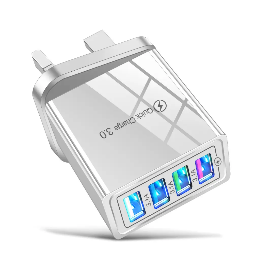 4-Port USB Wall Charger 5V3A Black - Image 16
