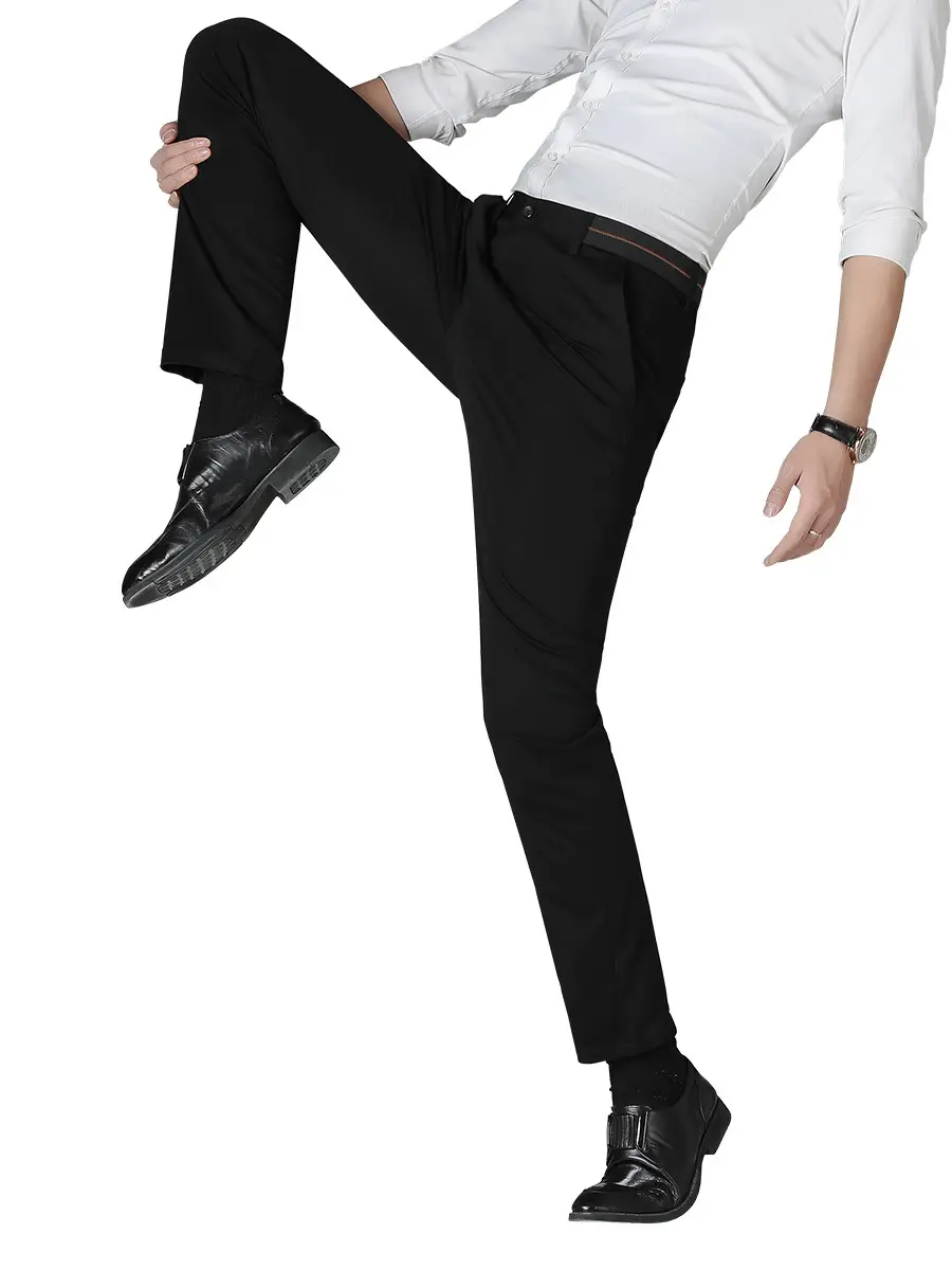 2025 Thin Men's Slim Fit Ice Silk Pants - Image 7