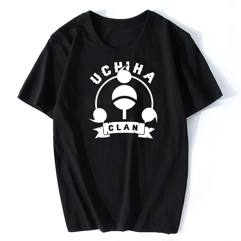 Naruto Graphic Tee Men Women Loose Fit Black - Image 3