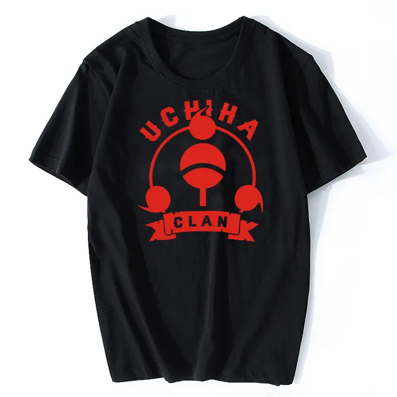 Naruto Graphic Tee Men Women Loose Fit Black - Image 5