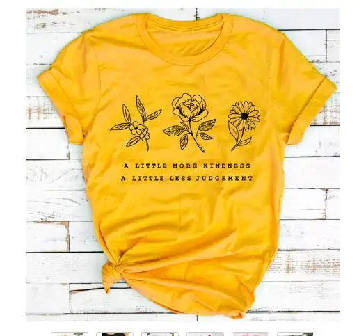 Black Floral Short Sleeve T-Shirt for Women - Image 5