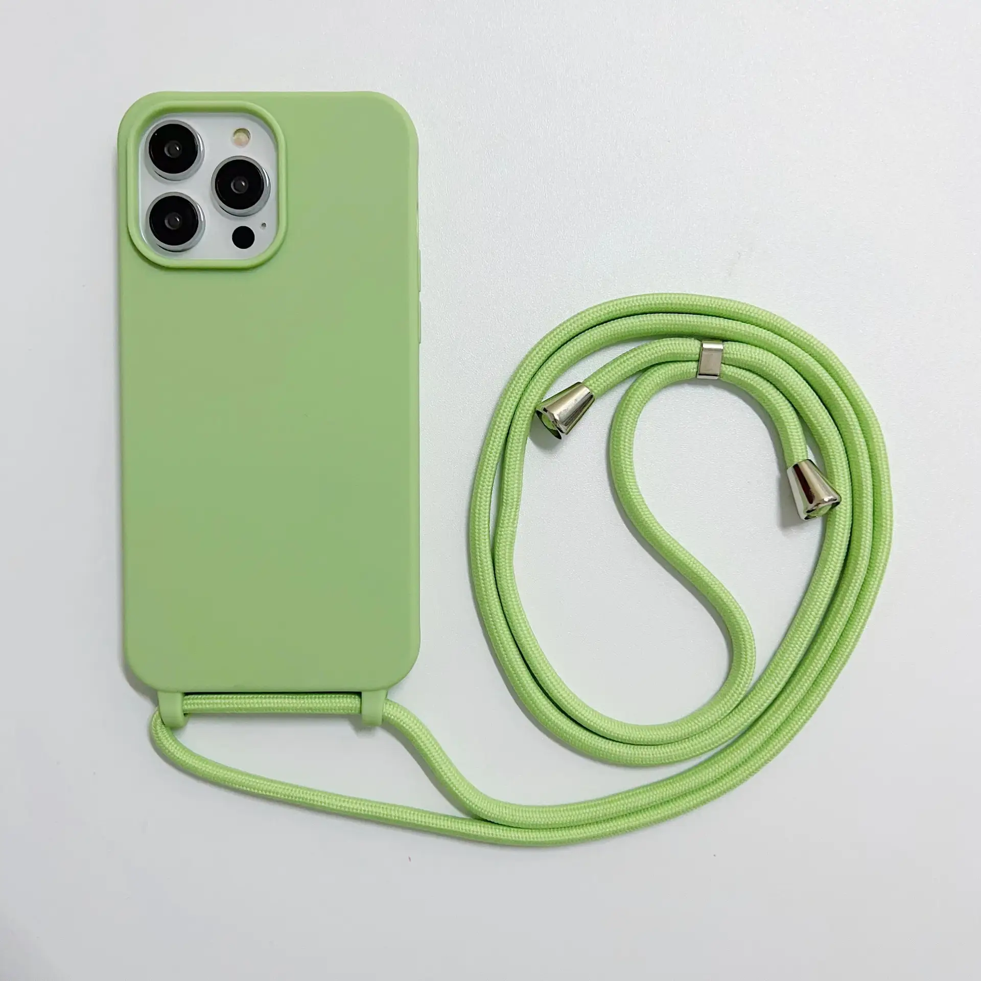 Candy Silicone iPhone15 Lanyard Case with Drop Protection - Image 12