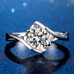925 Sterling Silver Diamond Ring Classic Niutou Design — feature 12