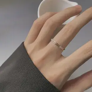 925 Sterling Silver Diamond Ring Classic Niutou Design — feature 17