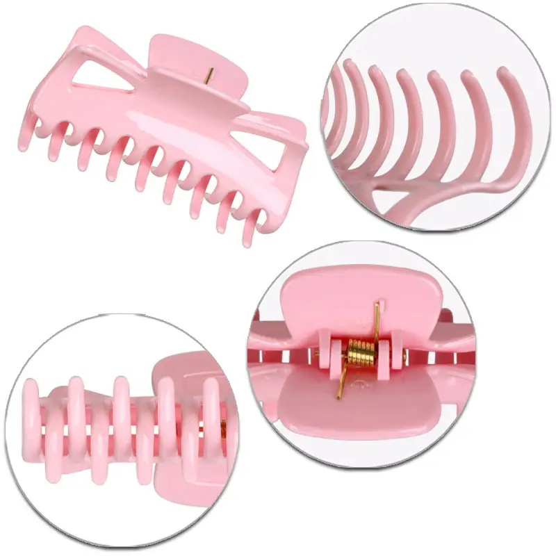 Pink Large Claw Hair Clip 11.5cm for Women