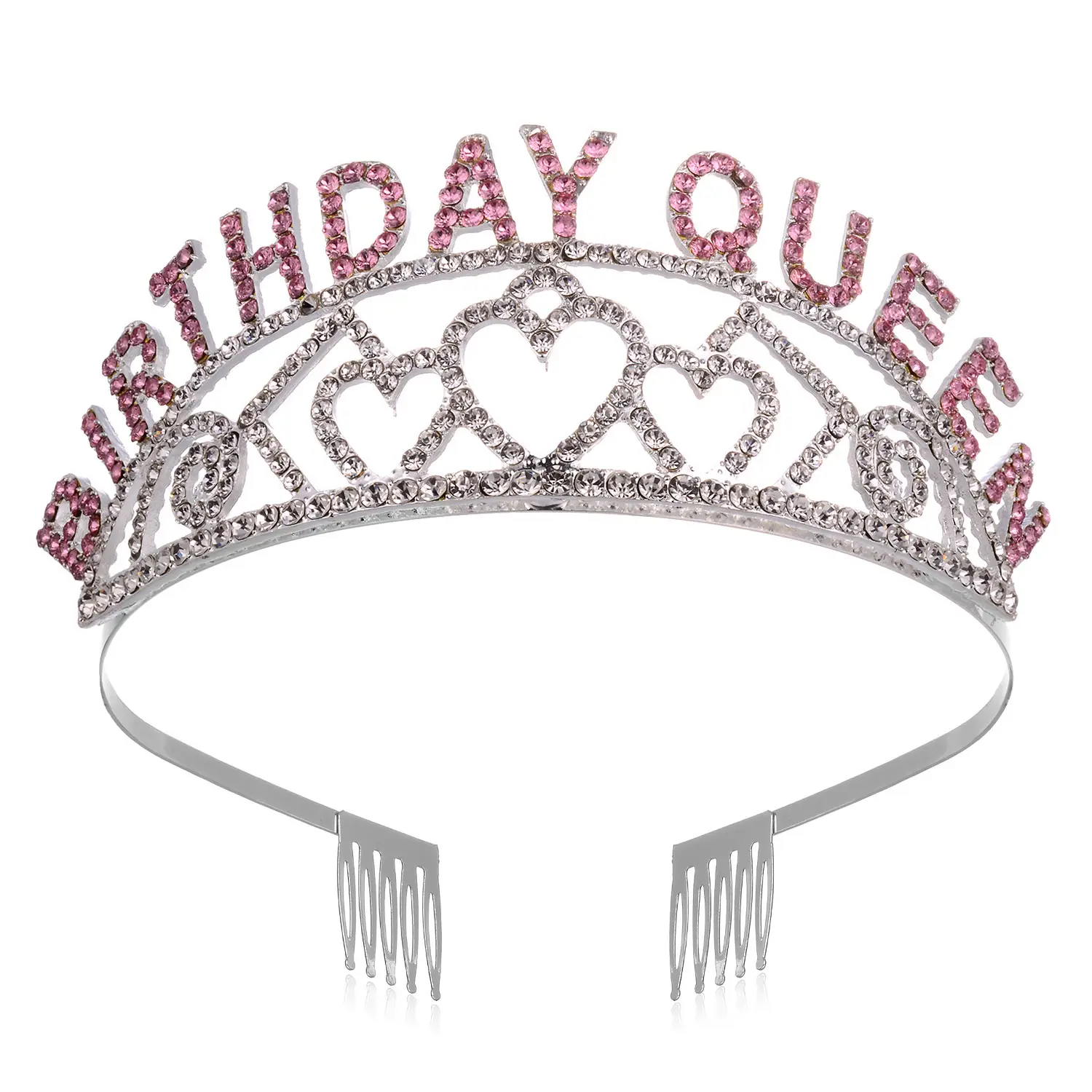 Birthday Queen Crown Hair Accessory Set with Sash