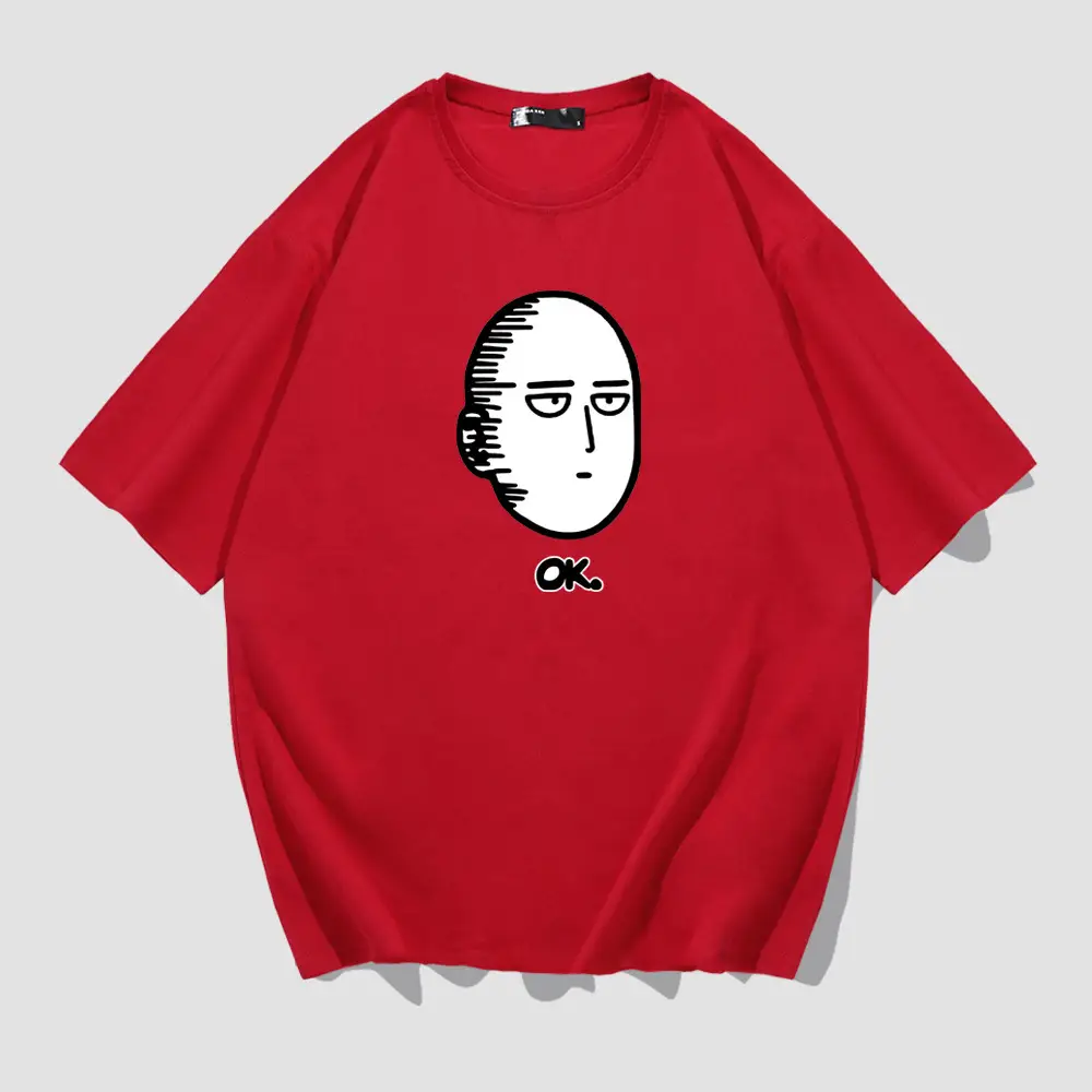 Y Superman One Punch T-Shirt Boys Summer Cotton Loose Fit