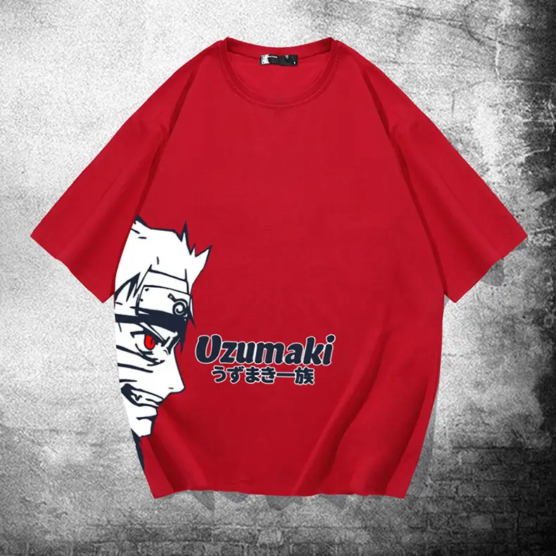 Naruto OZumaki Men T-Shirt Yellow Short Sleeve - Image 10