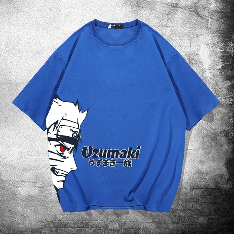 Naruto OZumaki Men T-Shirt Yellow Short Sleeve - Image 11