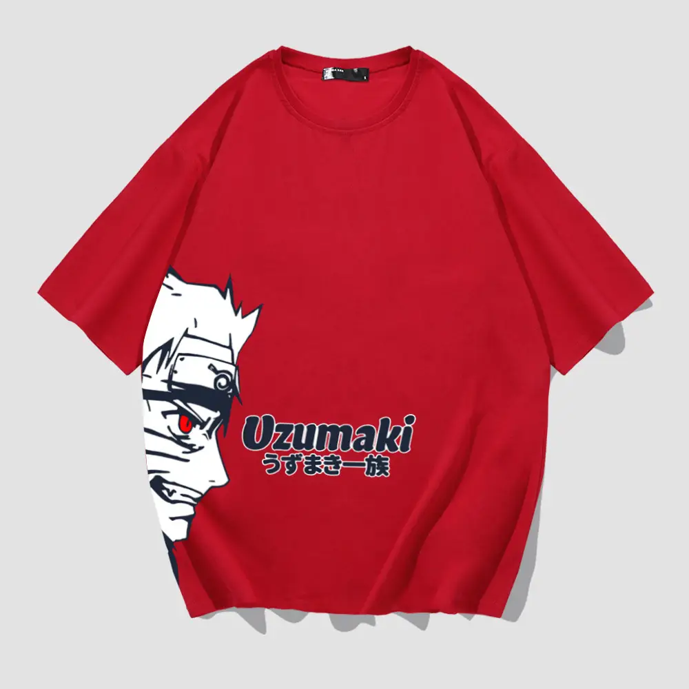 Naruto OZumaki Men T-Shirt Yellow Short Sleeve - Image 4