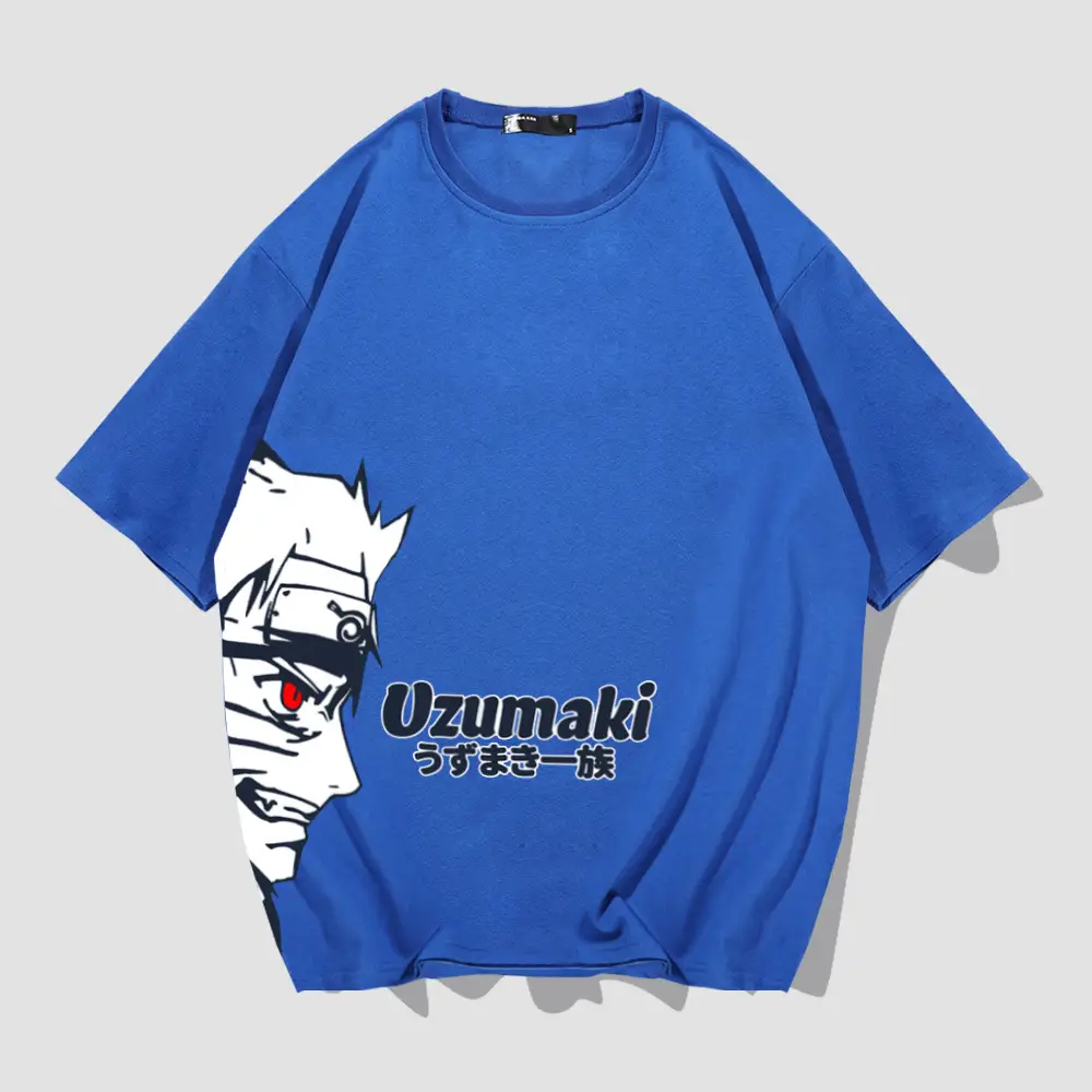 Naruto OZumaki Men T-Shirt Yellow Short Sleeve - Image 5