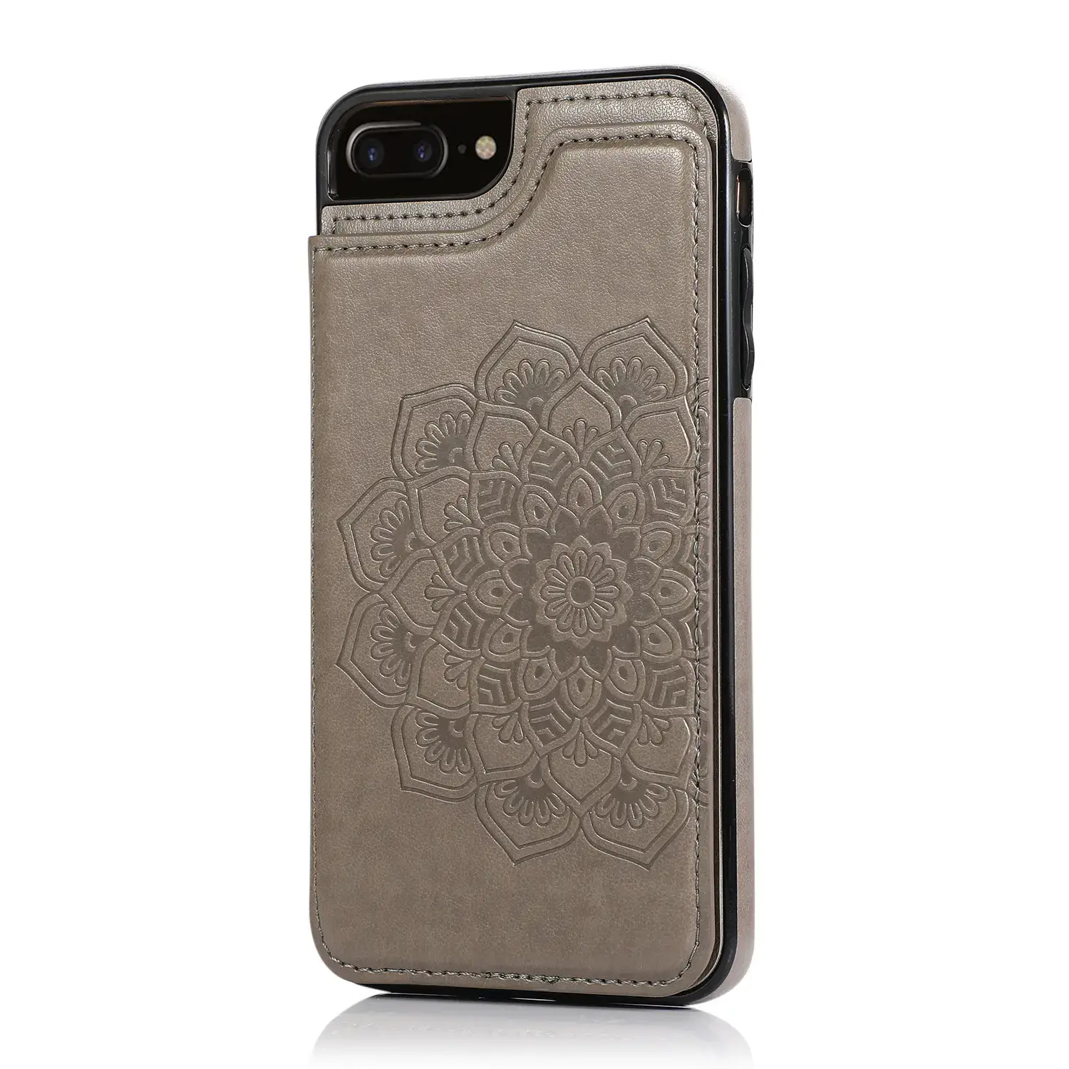 Mandala Embossed Leather Phone Case for iPhone 17 - Image 2