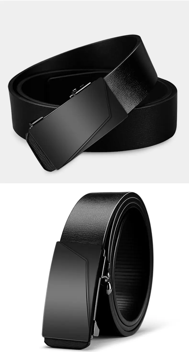 Black Genuine Leather Belt for Men — feature 13