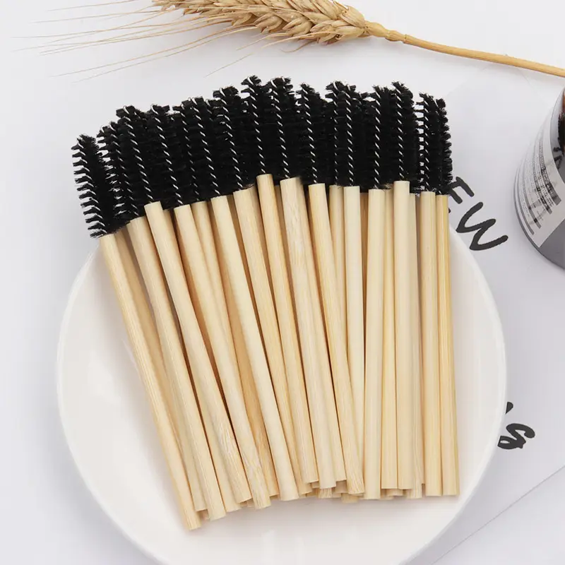 Bamboo Eyelash & Eyebrow Brushes for Makeup - Image 11