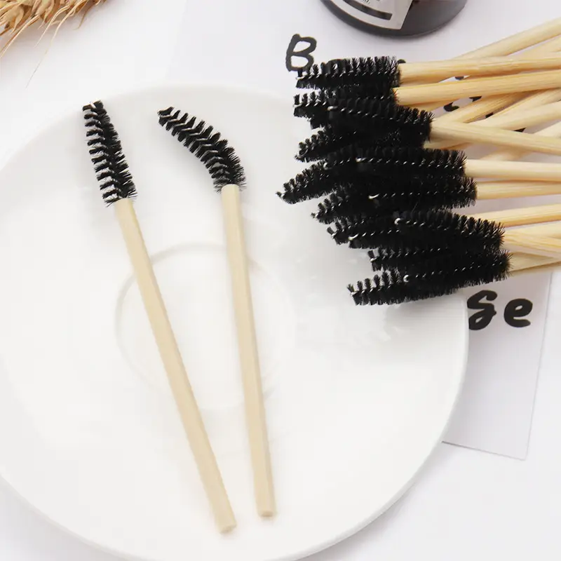 Bamboo Eyelash & Eyebrow Brushes for Makeup - Image 12