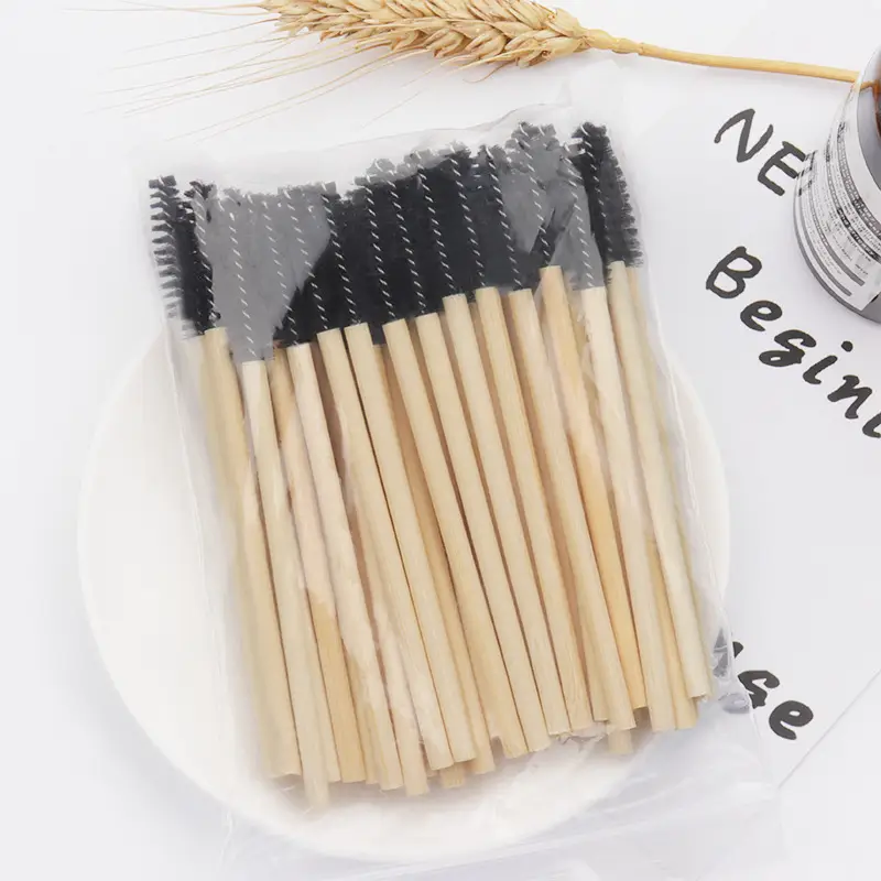 Bamboo Eyelash & Eyebrow Brushes for Makeup - Image 13