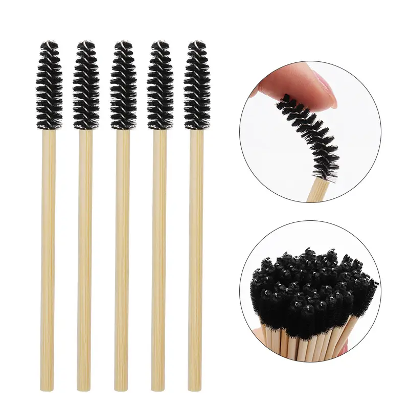 Bamboo Eyelash & Eyebrow Brushes for Makeup - Image 14